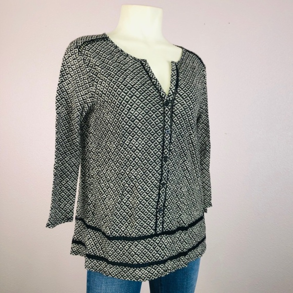 Lucky Brand Button Front Top Size Medium